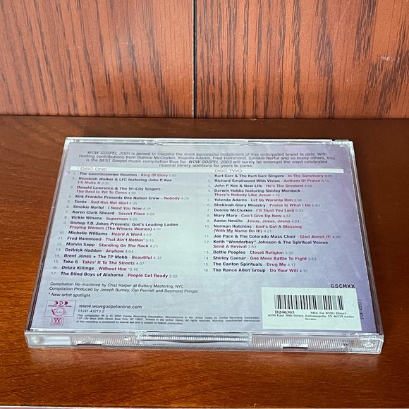 EUC WOW CD “2003” 30 of the years top gospel, singers and songs‼️Only ONE Disc‼️ - Picture 4 of 8